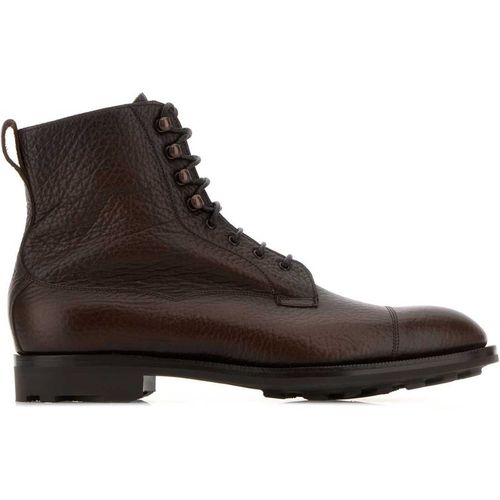Edward Green Brown Leather Galway Ankle Boot