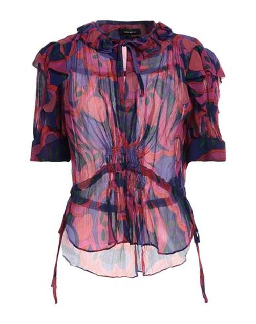 Woman Top Fuchsia Size 8 Silk