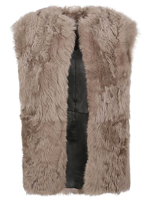 ENES- Sleeveless Fur Coat