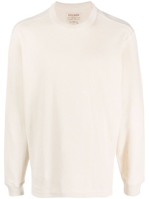 Waffle knit thermal jumper - Neutrals