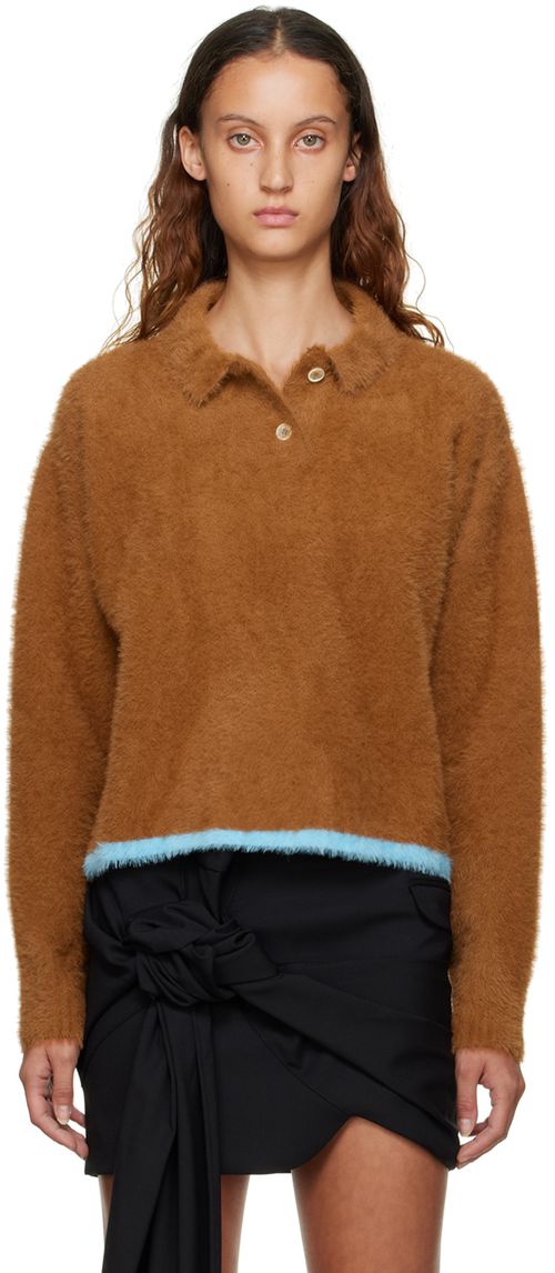 Brown Le Papier Le Polo Neve Polo Shirt