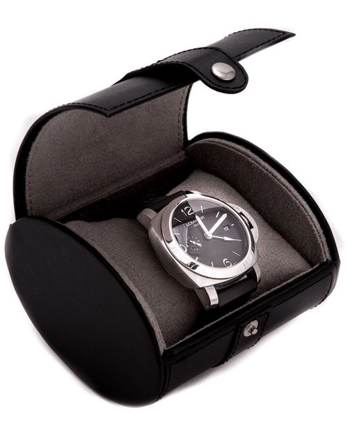 Leather Travel Single-Watch Case