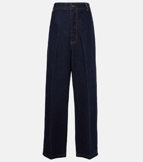 High-rise wide-leg jeans