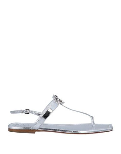 Woman Thong sandal Silver Size 4 Leather
