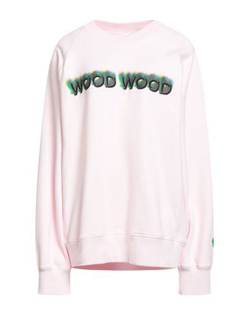 Woman Sweatshirt Pink Size L Cotton