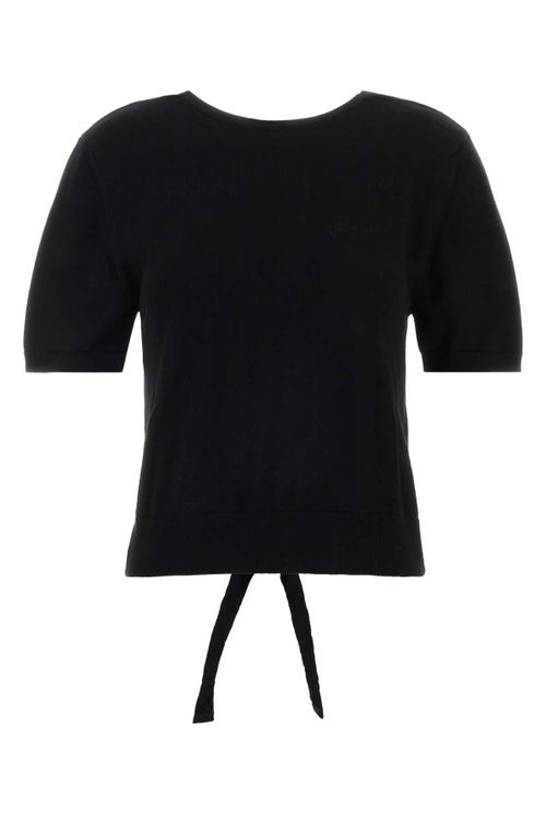 Cotton Blouse — Black
