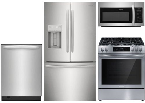 Stainless French Door Refrigerator & Gas Range Package