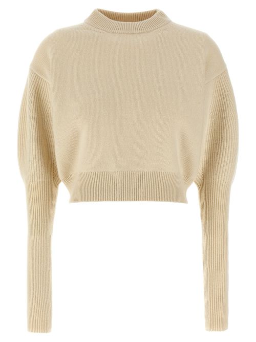 -Cashmere Wool Sweater Maglioni Bianco-Donna