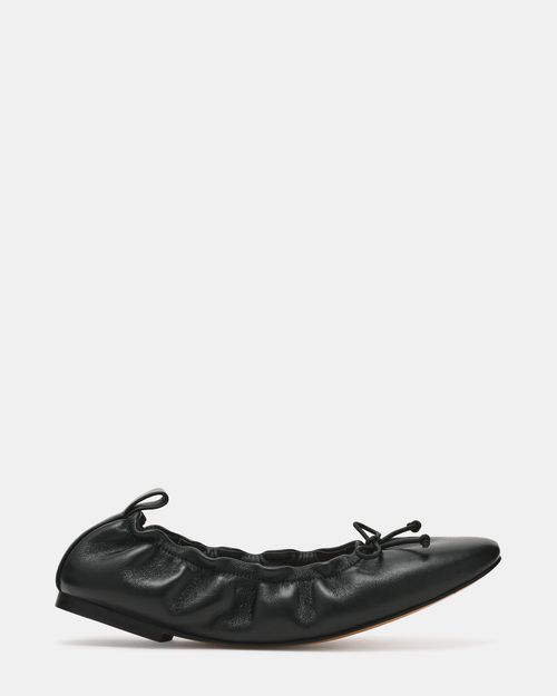 Steve Madden Women's Lanti Ballet Flats - Black - - Leather