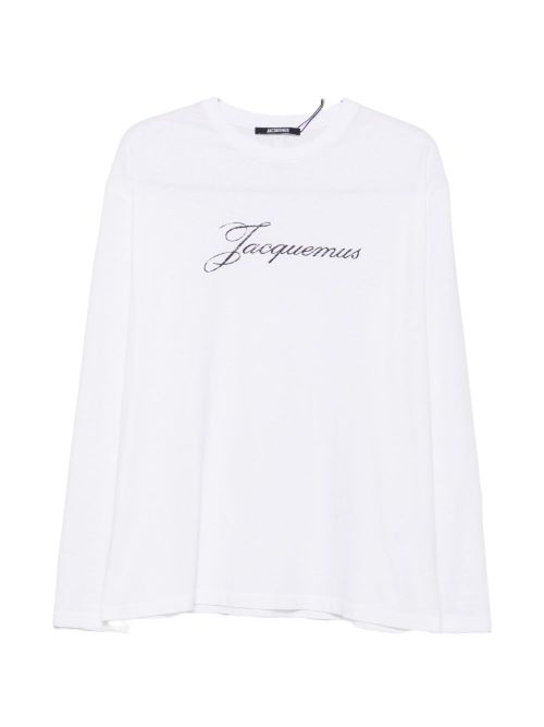 Logo-Embroidered T-Shirt — White