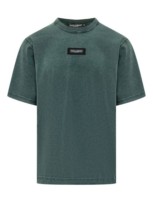 Green Crew Neck T-Shirt