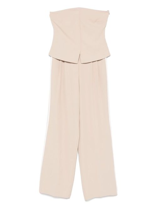 SO ALLURE side-stripe trousers set - Neutrals