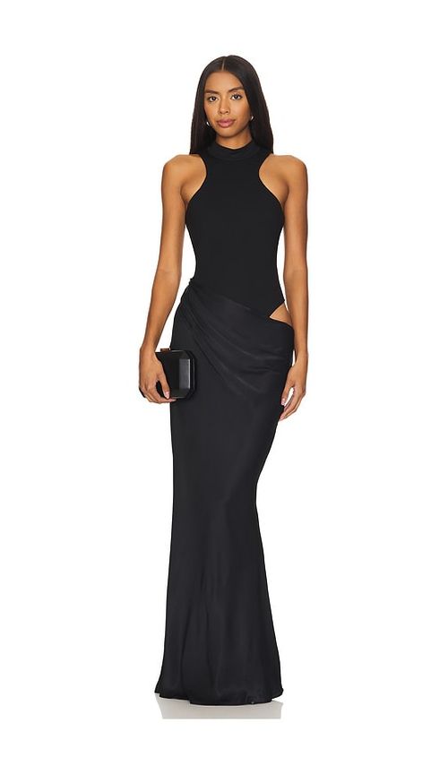 Camila Coelho KLEID ESTRELLA in Black. Größe XL. Also in L, M, S