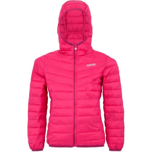 Regatta Kids Unisex Childrens/Kids Hillpack III Hooded Jacket Pop - Pink - 7Y