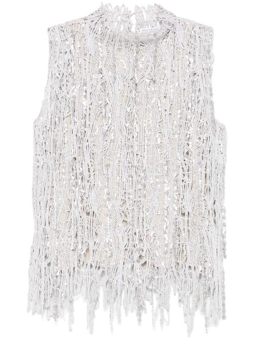 Sequinned top - Grey