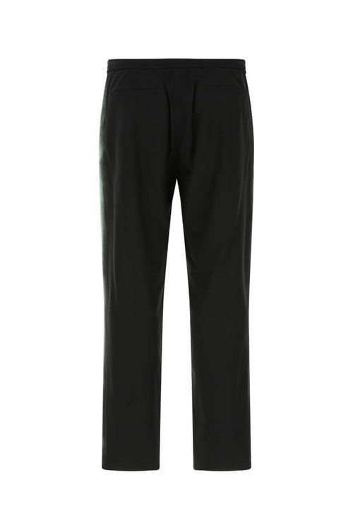 Black Acetate Blend Pant