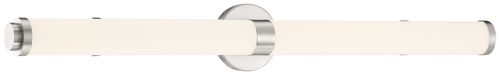 Access Aqua Bathroom Vanity Light in Brushed Steel - 62532LEDD-BS/OP