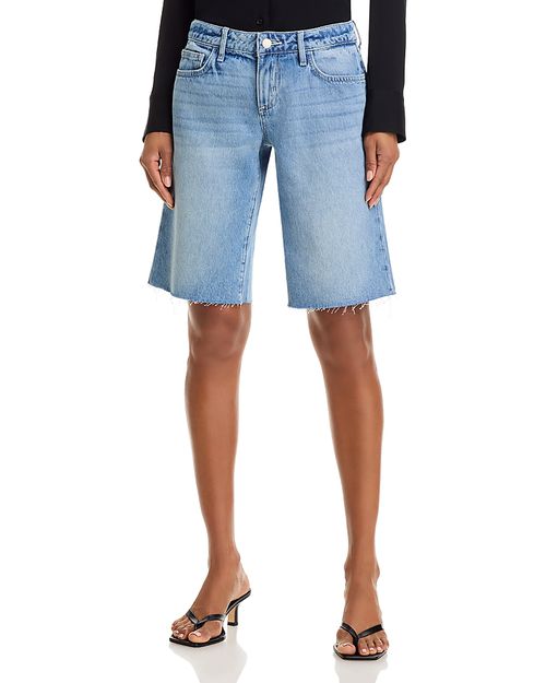 Elise Low Rise Denim Bermuda Shorts