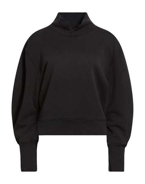 Woman Sweatshirt Black Size M Cotton