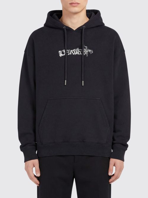 Sweatshirt Men color Black