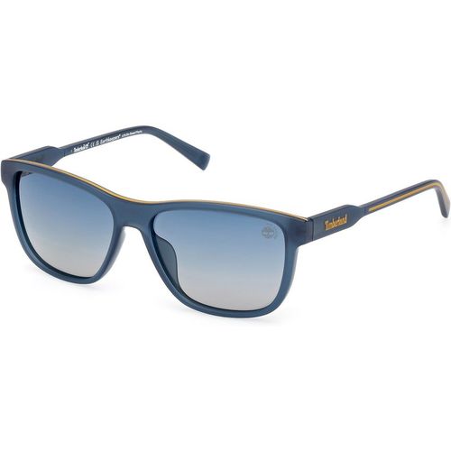 Timberland Hombre Timberland TB00052-H 91D Gafas de sol Inyectado Azul Azul Cuadrada Polarizado