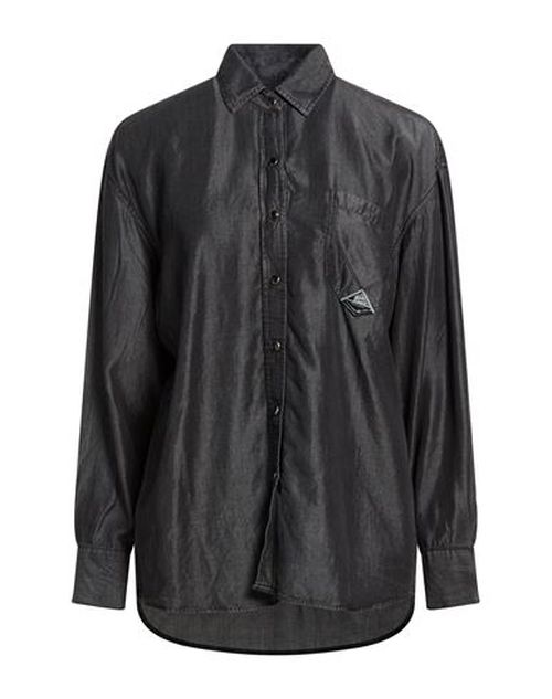 Roÿ Roger's Woman Denim shirt Charcoal Size M Lyocell
