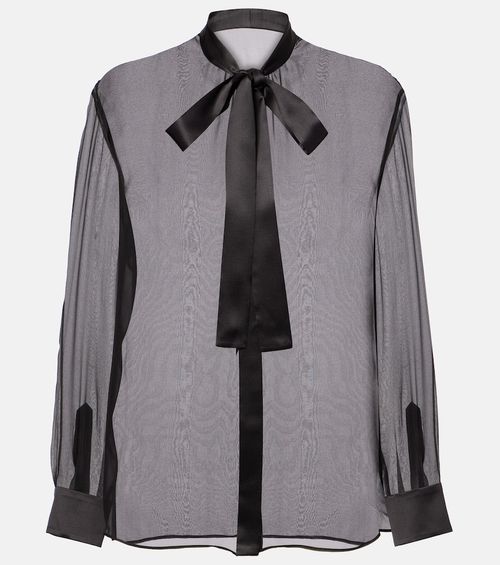 Silk chiffon blouse