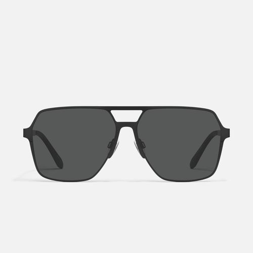 Unisex Backstage Pass Sunglasses In Matte Black / Black Polarized