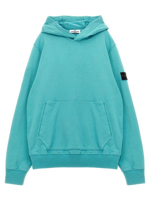 Organic Cotton Hoodie — Turquoise