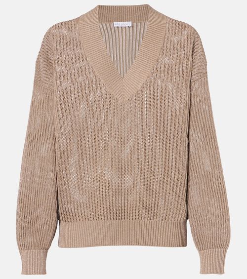 Cotton-blend sweater