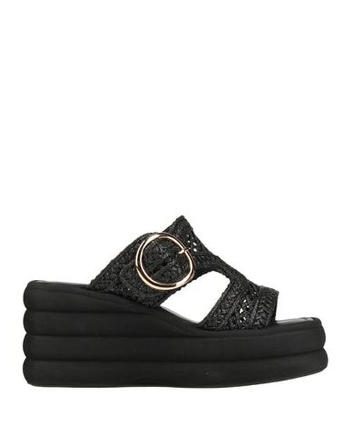 Emanuélle Vee Woman Sandals Black
