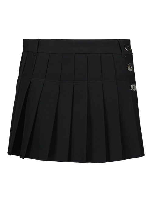 Pleated mini skirt - Black