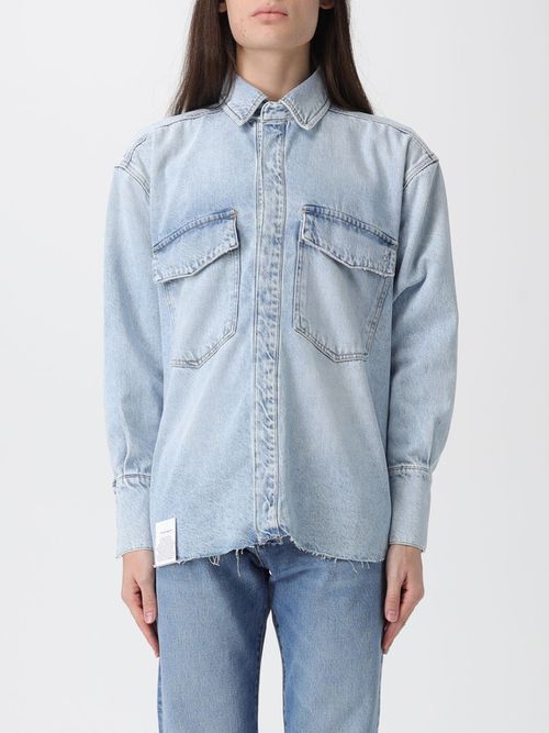 Jacket Woman color Stone Washed