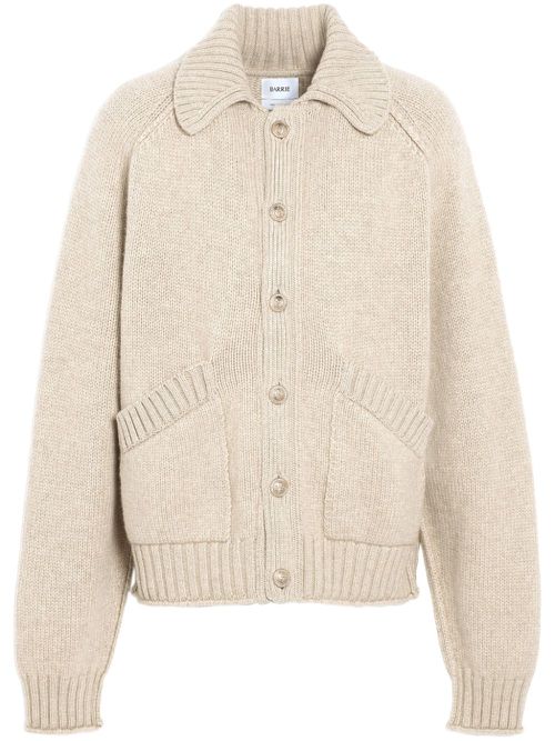 Chunky-knit cashmere cardigan - Neutrals