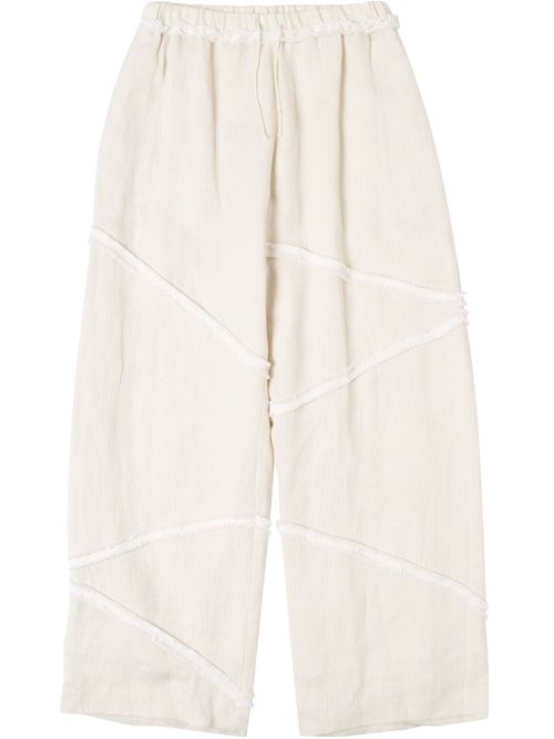 Panama Fringe trousers - White