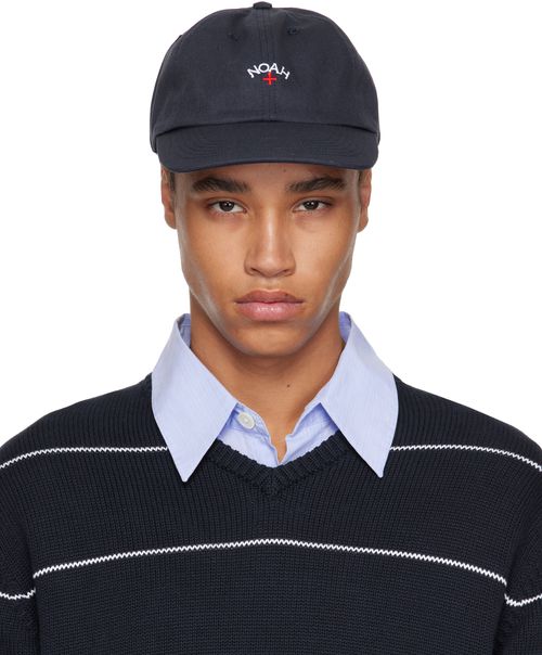 Noah Navy Classic Core Logo 6-Panel Cap