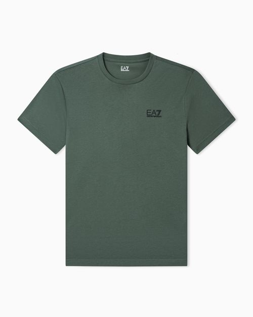Cotton shirt in Pima jersey with crew neck Core Identity