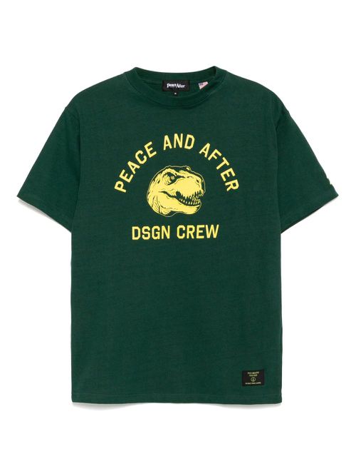 Logo-print T-shirt - Green