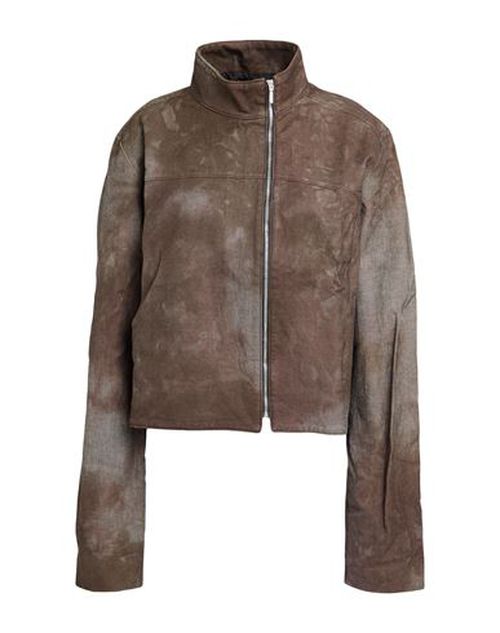 Rus/fr. ca/de Woman Denim outerwear Chocolate brown Size L Cotton