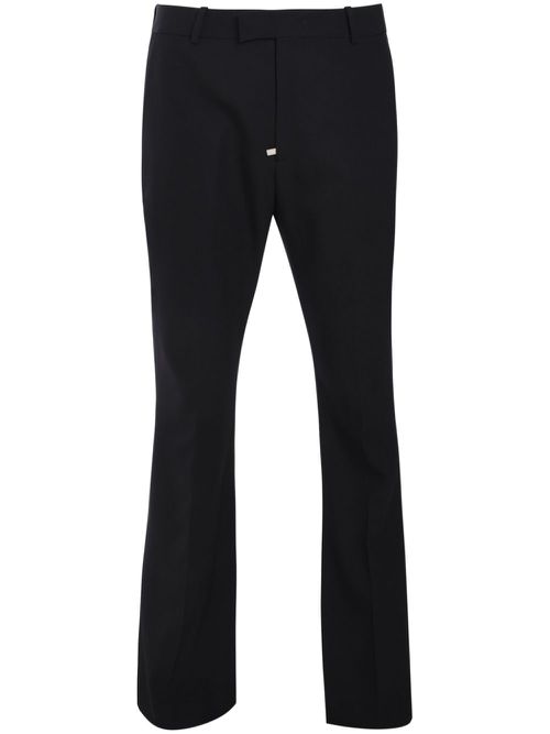 Flared tailored trousers - Black