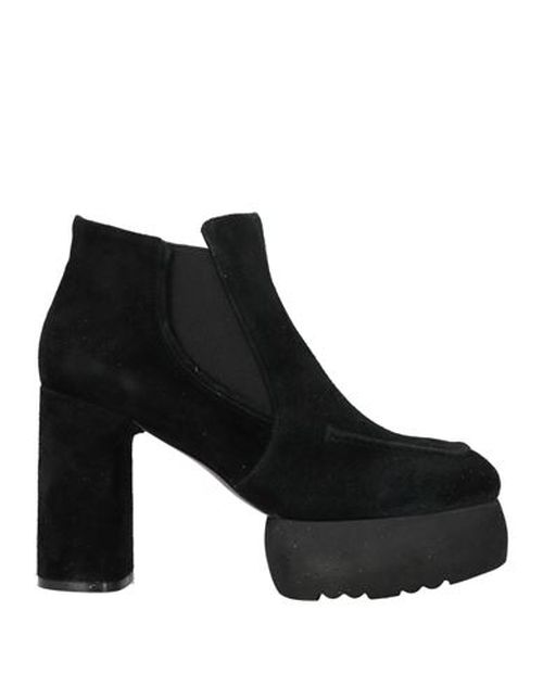 Woman Ankle boots Black Size 8 Leather