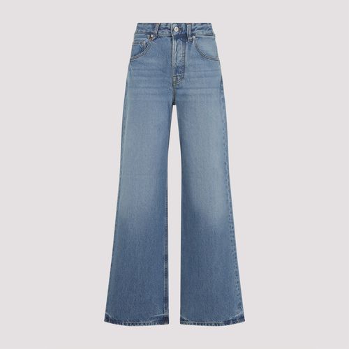 Large High-Waisted Denim Jeans