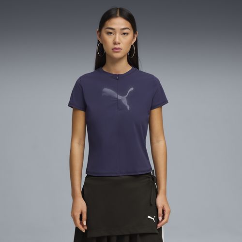 PUMA Dare To Women's Slim Graphic T-Shirt in Purple