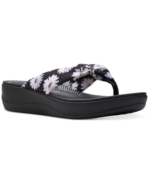 Women's Arla Glison Slip-On Platform Wedge Sandals - Black Mult