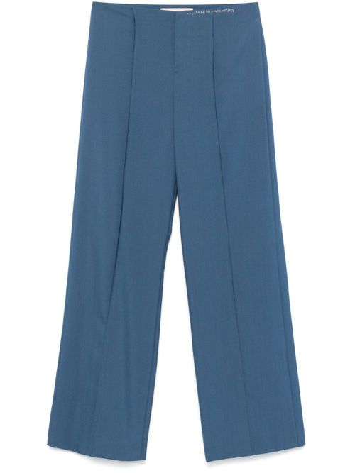 Virgin wool trousers - Blue