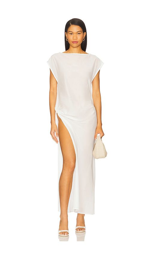 SNDYS Aire Maxi Dress in White. S. Also in
