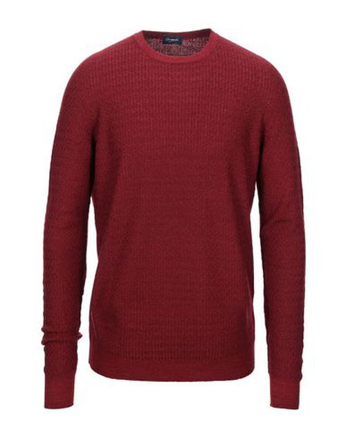 Man Sweater Brick Size 40 Merino Wool