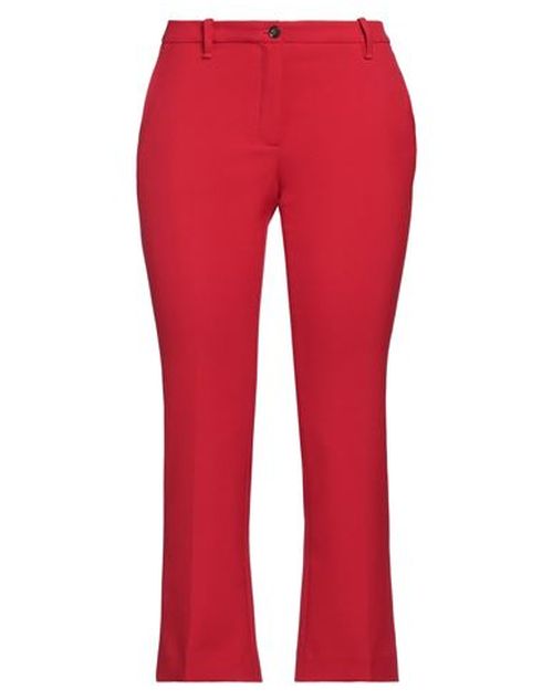 Woman Pants Red Size M Polyester, Viscose, Elastane