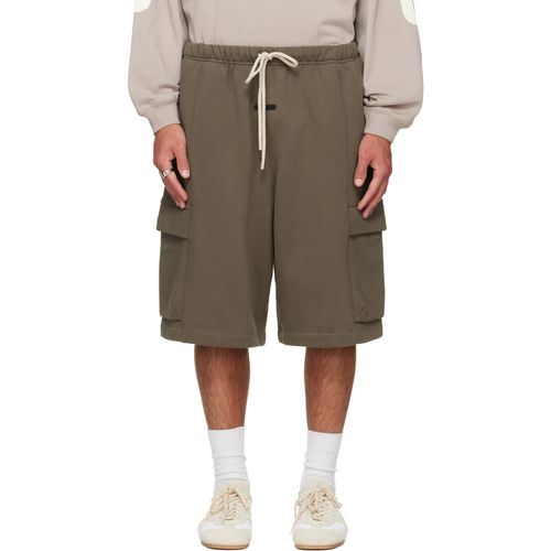 Khaki Cargo Basketball Shorts