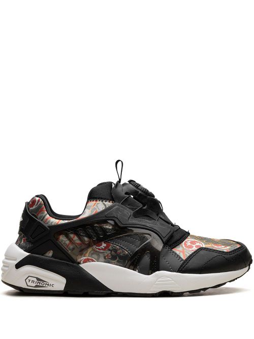 X atmos x Three Tides Tattoo Disc Blaze sneakers - Black